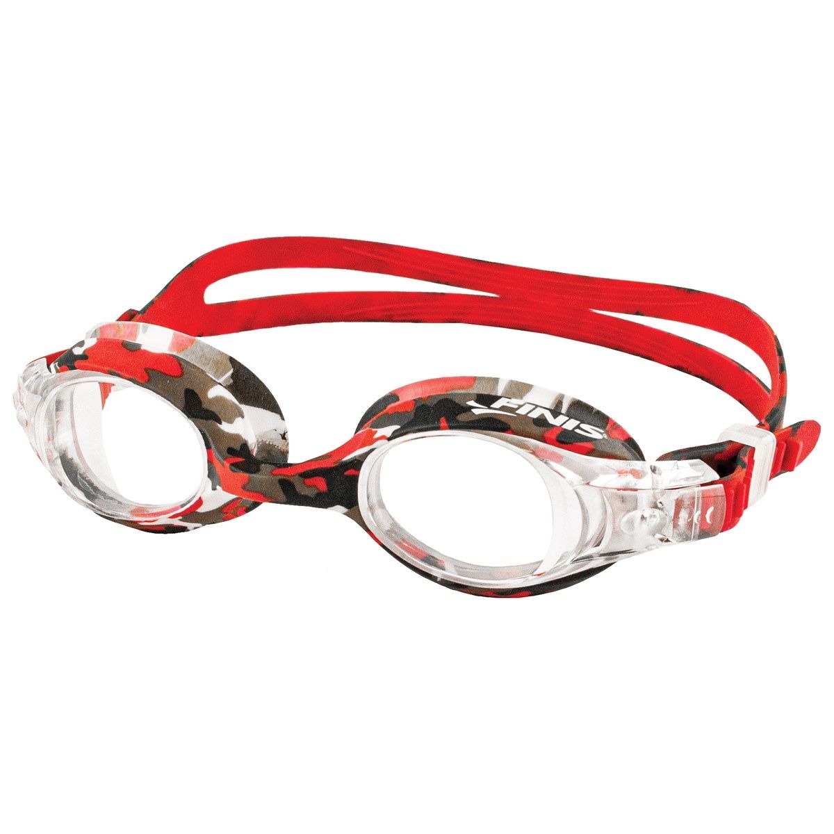 Finis Adventure Kids' goggles, Colour: Red Camo