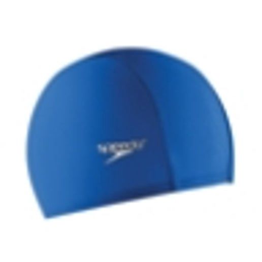 Speedo Adult Fabric Comfort cap, Colour: 436-Blue/White