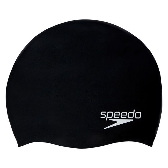 Speedo Junior Silicone Cap, Colour: Black