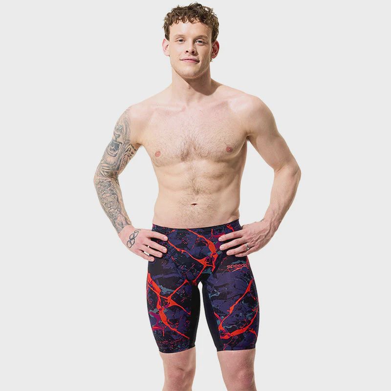 Speedo LZR Valor 2.0 Jammer CAN, Colour: BLK/RED, Size: 24