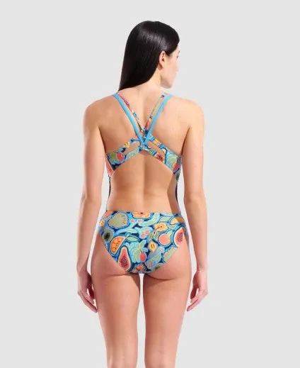 Arena Women's Fruits Swimsuit Lace Plus back