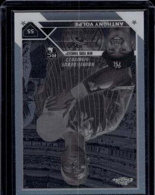 2023 Topps Chrome Update #USC35 Anthony Volpe Negative Refractor