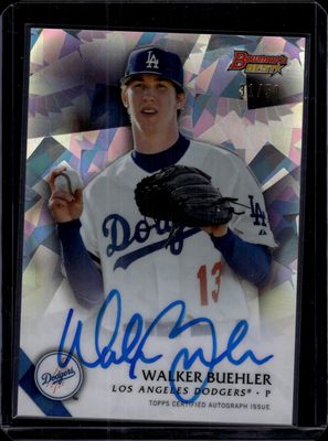 2015 Bowmans Best #B15-WB Walker Buehler Best of 2015 Autograph Atomic /50