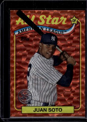 2024 Topps #89ASB-6 Juan Soto 1989 35th Anniversary All-Stars Foil