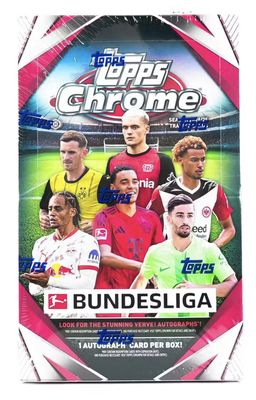 2024/25 Topps Chrome Bundesliga Soccer Hobby Box