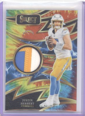 2024 Select #S-JHE Justin Herbert Sparks Tye-Die /25