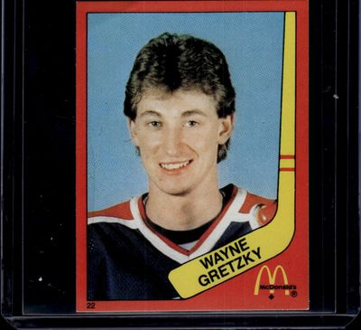 1982-83 McDonald&#39;s Stickers #22 Wayne Gretzky