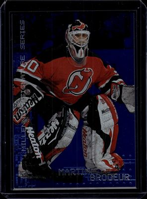 1999 Be a Player Millennium Signature Series #143 Martin Brodeur Blue /100