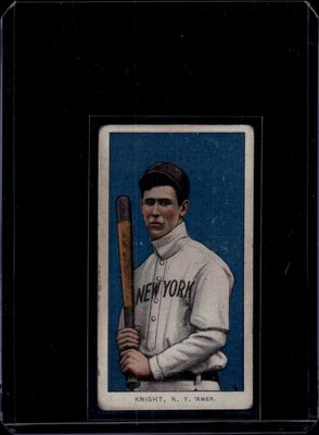 1909-11 T206 White Border Jack Knight With Bat Piedmont 350