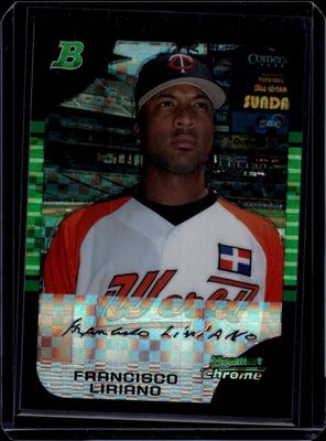 2005 Bowman Chrome Draft Picks #BDP121 Francisco Liriano XFractor /250