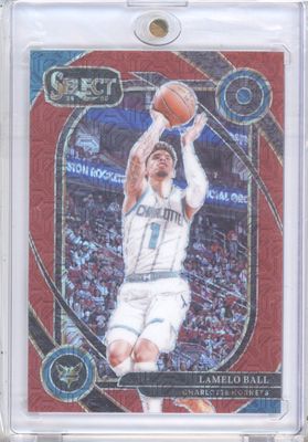 2024-25 Select #256 Lamelo Ball Courtside Mojo Red /20