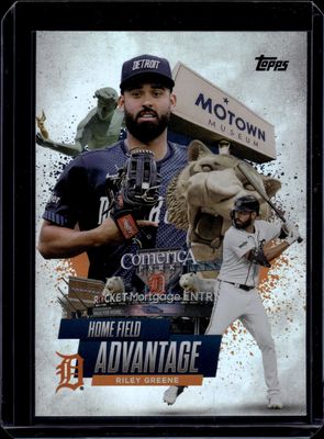 2025 Topps #HA-19 Riley Greene Home Field Advantage