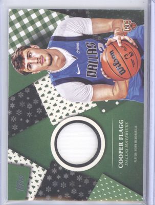 2025-26 Topps Holiday #HR-1 Cooper Flagg Holiday Relics