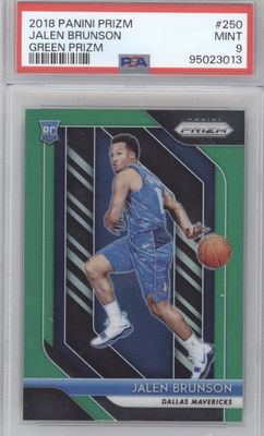 2018 Panini Prizm Jalen Brunson Green