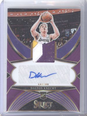 2024-25 Select Dalton Knecht Rookie Jersey Auto /99