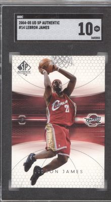 2004-05 UD SP Authentic #14 Lebron James