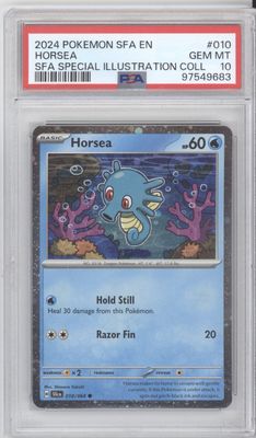 2024 Pokemon SFA A EN Horsea Special Illustration Collection PSA 10