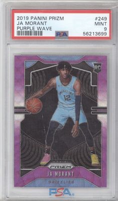 2019 Panini Prizm Ja Morant Purple Wave