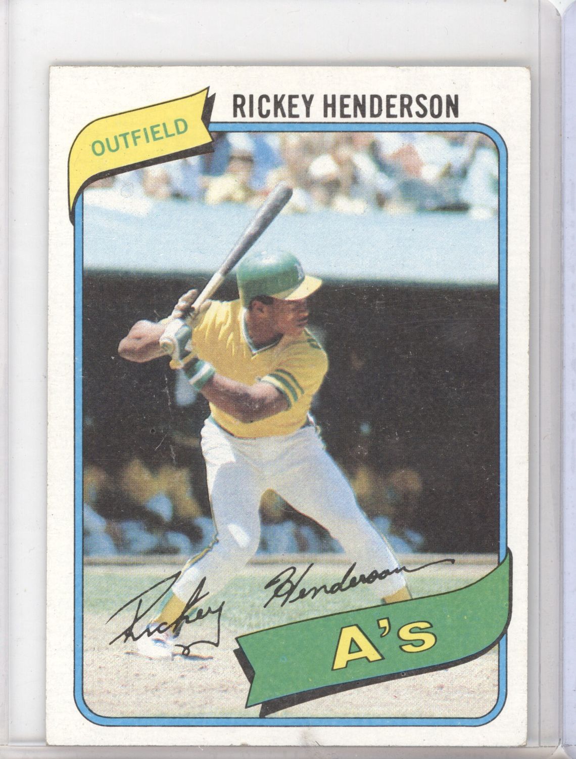 1980 Topps Rickey Henderson #482