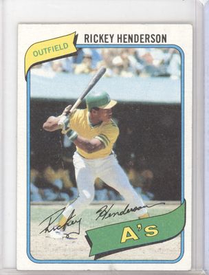 1980 Topps Rickey Henderson #482