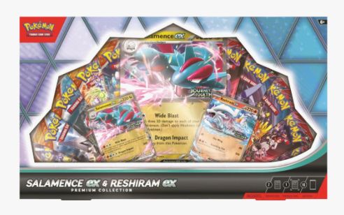 Pokemon - Salamence ex &amp; Reshiram ex Premium Collection Box