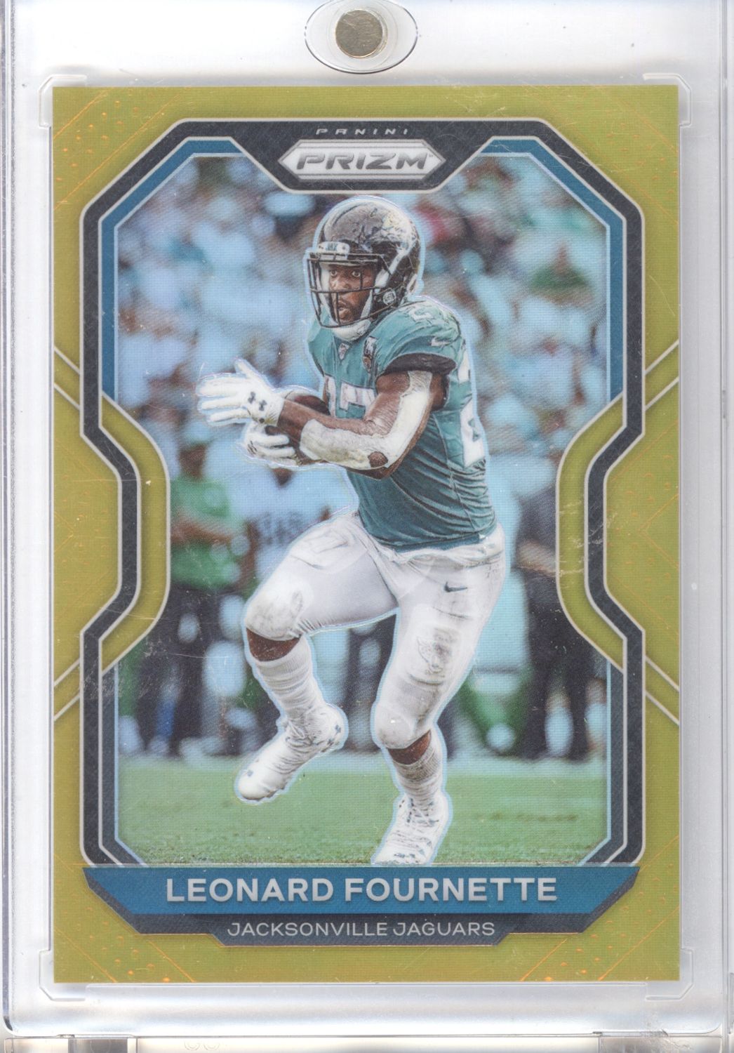 2020 Panini Prizm #93 Leonard Fournette Prizm Gold #/10