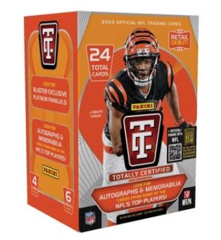 2024 Panini Totally Certified Football 6-Pack Blaster Box