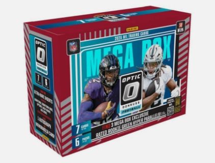 2025 Panini Donruss Optic Football Mega Box (Green Hyper)