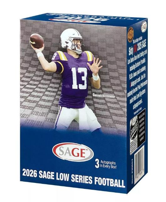 2026 Sage Low Series Football Trading Card Blaster Box