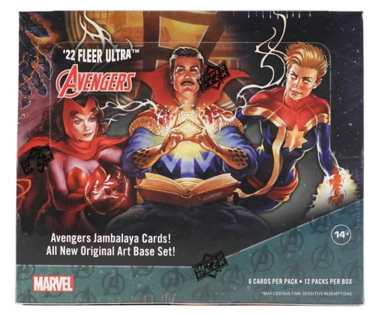 2022 Upper Deck Marvel Fleer Ultra Avengers Hobby Box