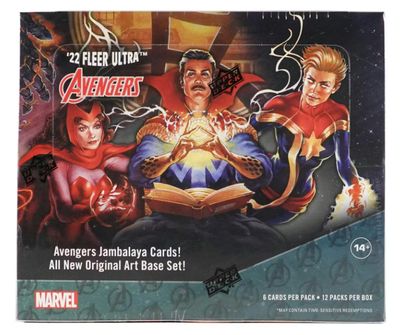 2022 Upper Deck Marvel Fleer Ultra Avengers Hobby Box