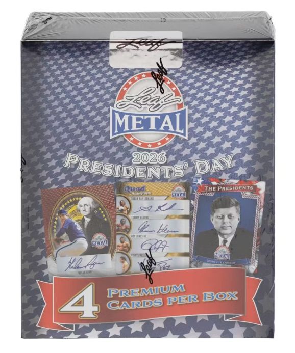 2026 Leaf Metal Presidents Day Hobby Box