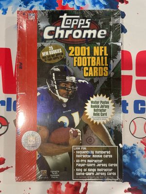 2001 Topps Chrome Football Hobby Box