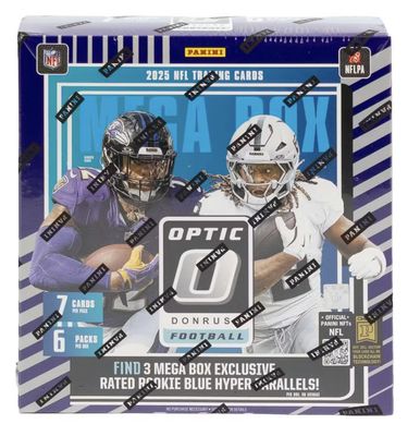 2025 Panini Donruss Optic Football Mega Box