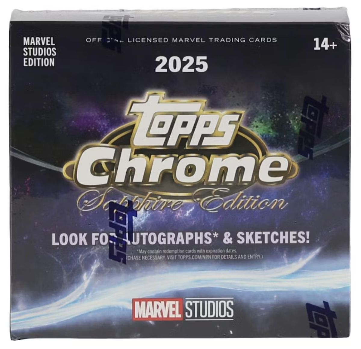 2025 Topps Marvel Studios Chrome Sapphire Edition Hobby Box
