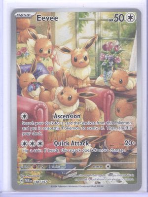 Eevee - 188/167 - SV06: Twilight Masquerade (TWM)(2/26)