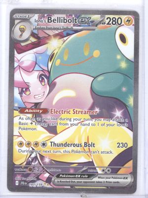 Iono's Bellibolt ex - 183/159 - SV09: Journey Together (JTG)