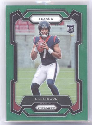 2023 Panini Prizm #339 C.J. Stroud Green