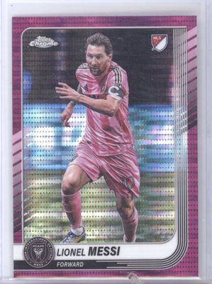 2025 Topps Chrome MLS #10 Lionel Messi Purple Pulsar