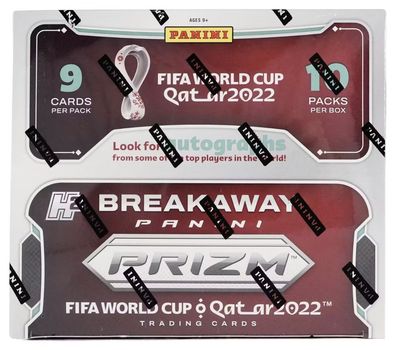 2022 Panini Prizm FIFA World Cup Soccer Breakaway Box