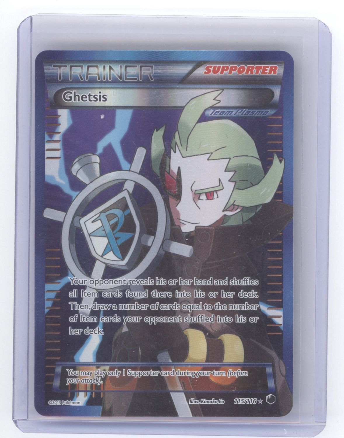 Ghetsis (Team Plasma) (Full Art) - Plasma Freeze (PLF)