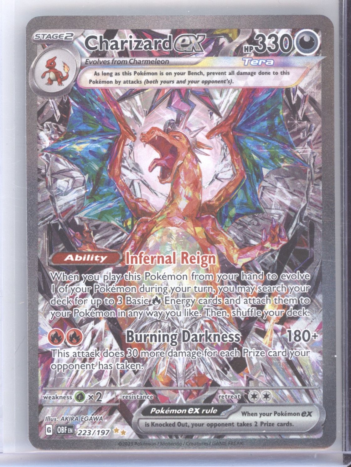 Charizard ex - 223/197 - SV03: Obsidian Flames (OBF)(2/28)