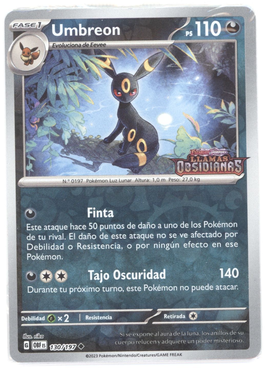 Umbreon (Obsidian Flames Stamped)