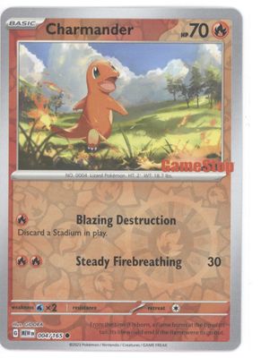 Charmander - 004/165 (GameStop Exclusive)