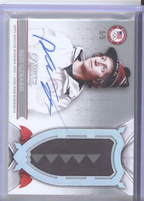 2026 Topps Chrome U.S. Winter Olympic &amp; Paralympic Team Hopefuls #DAP-RG Red Gerard Topps Dynasty Patch Autographs Silver #/5
