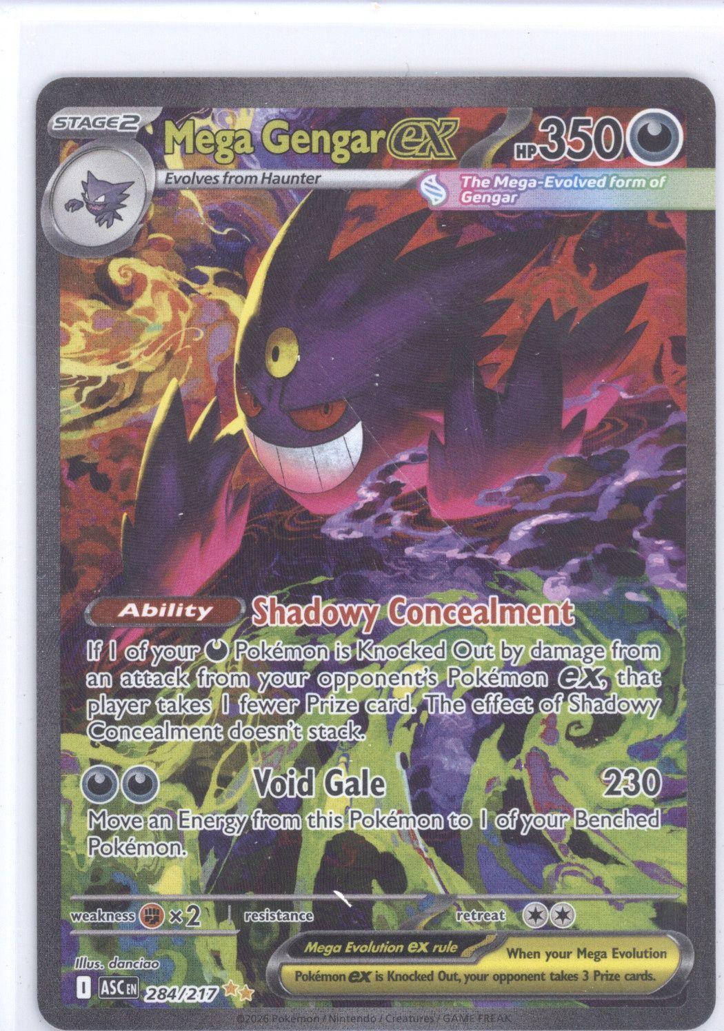 Mega Gengar ex - 284/217 - ME: Ascended Heroes (ASC)