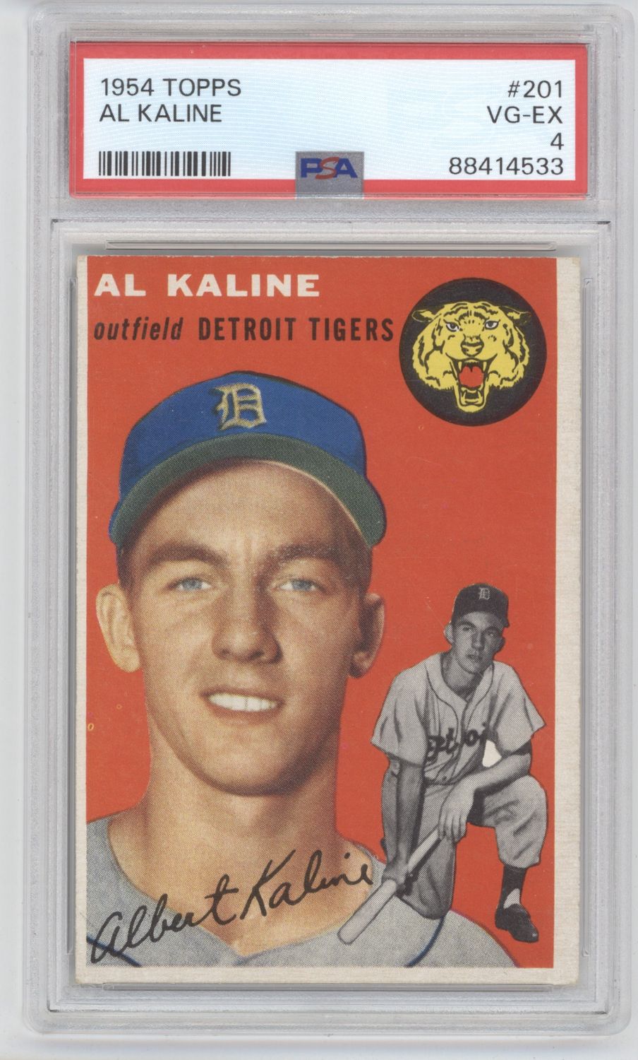 1954 Topps #201 Al Kaline PSA 4