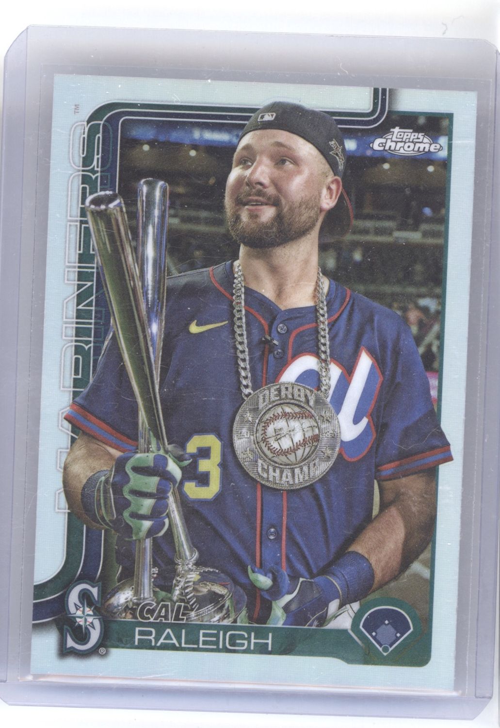 2025 Topps Chrome Update #USC45c Cal Raleigh Image Variation