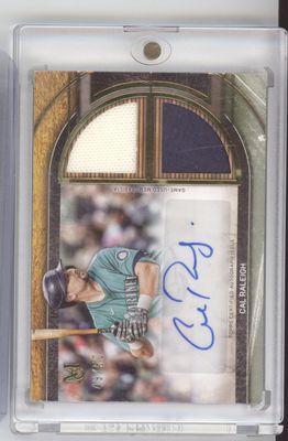 2025 Topps Musuem Collection Cal Raleigh Dual Patch Auto /50