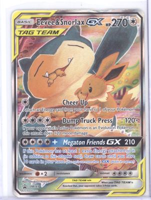 Eevee &amp; Snorlax GX - SM169 - SM Promos (SMP) DMG